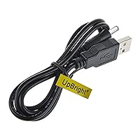 UpBright New USB 5V DC 5VDC Charging Cable Power Supply Charger Cord Lead Compatible with LUXFURNI Starry7XLW Starry 7XL 2-in-1 Vanity Mirror Large Hollywood Makeup Lights
