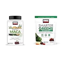 Force Factor Maca Root and Greens Superfood Soft Chews Bundle with 60 Soft Chews Each