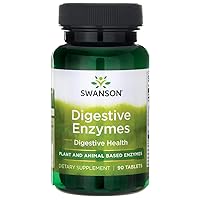 Digestive Enzymes - Promotes Digestive Health Support - Aids Healthy Digestion of Carbs, Proteins, & Fats - (90 Tablets)
