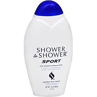 SHOWER TO SHOWER Body Powder, Sport 13 oz