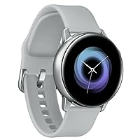 Samsung Galaxy Watch Active - 40mm, IP68 Water Resistant, Wireless Charging, SM-R500N International Version (Silver)