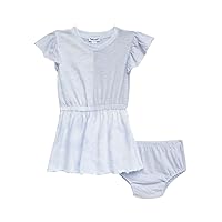 Splendid Baby Girls' Toddler Infant Cloud Short Sleeve Casual Play Dress