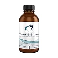 Designs for Health Vitamin B6 Liquid - 50mg B6 with Magnesium Chelate + Zinc Supplement - Absorbs Easily + Great Tasting Raspberry Flavor (24 Servings / 4 Fl Oz)