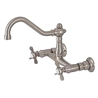 Kingston Brass KS3248BEX Essex Bathroom Faucet, Brushed Nickel