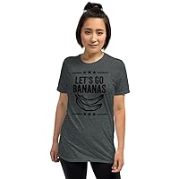 Funny Let's Go Bananas Distressed Retro Vintage Grunge Meme Unisex T-Shirt