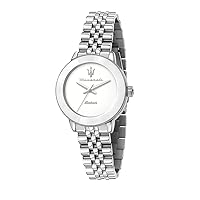 Maserati Successo Solar Women's Watch, Only Solar time, Quartz Watch - R8853145512, Silver, 32mm, Bracelet