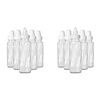 Evenflo Feeding Classic Glass Bottle, Twist Bottles, 8 Oz, 2-Pack of 6 Bottles