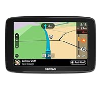 TomTom Go Comfort 5 Inch GPS Navigation Device with Updates via Wi-Fi, Real Time Traffic, Free Maps of North America, Smart Routing, Destination Prediction and Road Trips