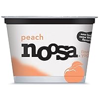 Noosa Peach Finest Yoghurt, 4.5 Ounce - 6 per case.