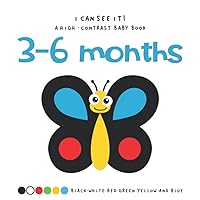 I Can See It! Black and White High Contrast Baby Book 3-6 Months: Intense Colors and Pictures that Help Support Visual Perception Skills for Newborns and Babies 0-6 Months