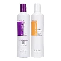 Fanola No Yellow Shampoo Bundle with Nutri Care Restructuring Conditioner