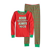 Carter's Toddler Boys Christmas Pajamas Snug Fit (18 Months) Red Green