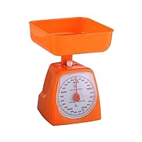 Kitchen SuppliesPlastic Mechanical Spring Scales Kitchen Weight Measurement Tools 5kg Weighing Scales Stainless Steel Bench Scale
