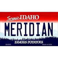 Meridian Idaho State Metal Novelty Magnet M-9863
