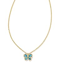 Kendra Scott Mae Butterfly Short Pendant Necklace, Fashion Jewelry for Women