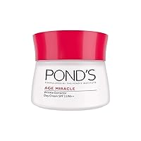 Ponds Age Miracle Day Cream, Anti Wrinkle Cream & Face Moisturizer with SPF 15, Use as a Daily Moisturizer for Face, 50 ML