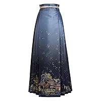 Traditional Daily Hanfu Set Dress Women Chinese Style Dragon Embroidery Skirt Street Wear Clothing
