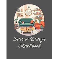 Interior Design Sketchbook: Blank Pages With A Matte Finish (8.5