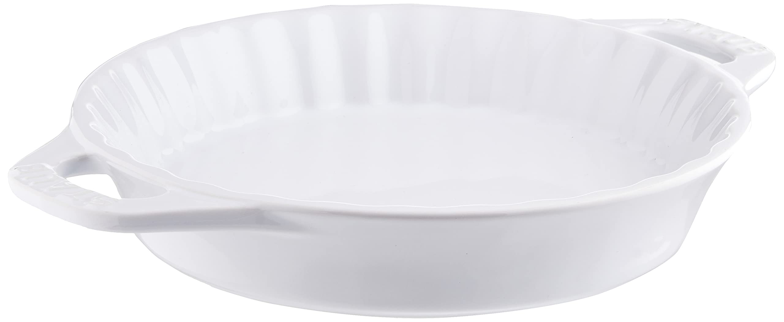 STAUB Ceramics Rectangular Baking Dish and Pie Dish Set, White