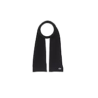 Lacoste womens Solid Ribbed Wool ScarfScarf