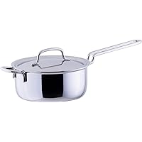 Miyazaki Seisakusho Kitchen Supplies/Dishes Frying Pans/one Hand Pot, 18cm, Clear
