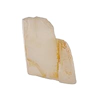GEMHUB 102.85 CT Certified Natural White Raw Rough Untreated Moonstone Healing Crystal for Yoga Meditation, Chakra Work