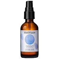 Mad Hippie Cleansing Oil for Face - Deep Cleansing Facial Cleanser & Makeup Remover for Dry, Sensitive, Acne-Prone Skin with Vitamin C-Rich Rosehip Oil, 2 Fl Oz