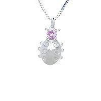 Sterling Silver Pendant Charm Lady-Bug