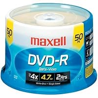 Maxell 635053/638011 DVD-R - Spindle 50 Ct