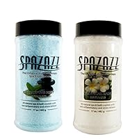 Spazazz Aromatherapy Spa and Bath Crystals 2PK - Eucalyptus Mint/Tropical Rain