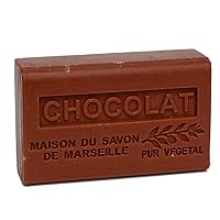 French Soap, Traditional Savon de Marseille - Chocolate 125g