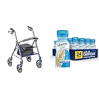 Drive Medical Rollator Walker with Seat, 7.5