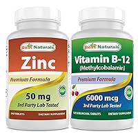 Zinc Gluconate 50mg & Vitamin B12 6000 mcg