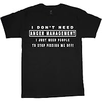Men's Graphic Tees Anger Management Funny T-shirt