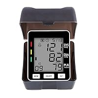 Wrist Blood Pressure Monitor Digital Display with Adjustable Cuff, Blood Pressure Machine Cuff Wrist Accurate Machine with 2 Users 99 Memory