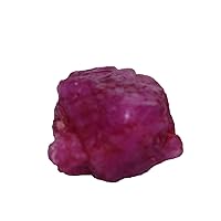 Rough Loose Gemstone Red Ruby Crystal 14.00 Ct Certified Rock Stone 100% Natural Ruby Healing Gem for Jewelry