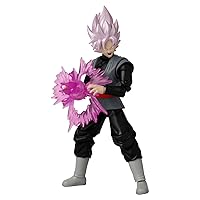 Bandai Dragon Ball Stars Power Up Pack Goku Black Rose Anime Figure Articulated Figure with Accessories Stars Action Figures Anime Gifts and Anime Merch Goku Toy, Multicolor, 17 cm