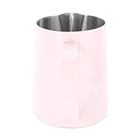 Coffee Frothing Cup, Precise Control, 480ml Capacity, 304 Stainless Steel Coffee Milk Jug, Pointed Mouth Design for Home Use (pink)