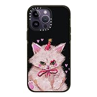 CASETiFY Impact iPhone 14 Pro Max Case [4X Military Grade Drop Tested / 8.2ft Drop Protection] - Clown Kitty by SO Lazo - Glossy Black