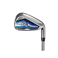 Golf 2020 F Max Iron Set Black-Blue (Men's, Left Hand, Stiff Flex, 5-GW)