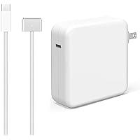 Mac Book Pro Charger,96W USB-C to Mag 3(PD 3.1 28V) Power Adapter,Compatible with Mac Book Pro/Air 15,14,13 Inch M2/M1 from 2023-2021(Include 6.6ft 5A USB-C to Mag 3 Cable/NOT for M3)