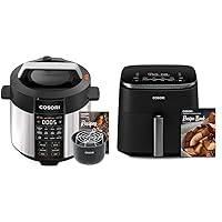 COSORI Electric Pressure Cooker 6 Quart, 9-in-1 Instant Multi Cooker & Air Fryer TurboBlaze 6.0-Quart Compact Airfryer that Roast, Bake, Proof, 9 Functions