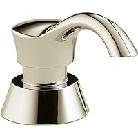 Delta Faucet Pilar Kitchen Soap Dispenser for Kitchen Sinks, Polished Nickel RP50781PN