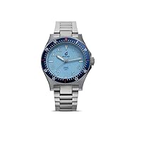 BOLDR GMT Defender Automatic Men's Wristwatch with California Dial - Matt Blue