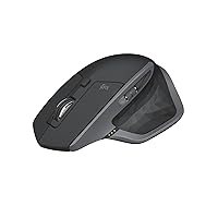 MX Master 2S Wireless Mouse - Hyper-Fast Scrolling, Ergonomic, Rechargeable, Control 3 Computers, Graphite