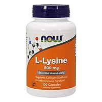 Supplements, L-Lysine (L-Lysine Monohydrochloride) 500 mg, Amino Acid, 100 Veg Capsules