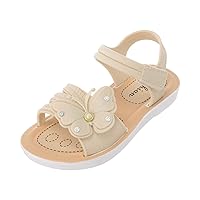 Junior Girls Sandals Sandals Summer New Soft Sole Non Slip Comfortable Fashion Princess Shoes Bow Shower Shoes