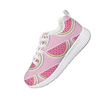 Children Casual Shoes Boys and Girls Fashion Watermelon Design Shoes Mesh Breathable Comfortable Sole Soft Seismic Indoor and Outdoor Leisure Sports