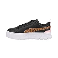 PUMA Toddler Girls Mayze Wild Leopard Platform Sneakers Shoes Casual - Black, Brown - Size 1.5 M