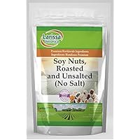 Soy Nuts, Roasted and Unsalted (No Salt) (8 oz, ZIN: 524721) - 2 Pack